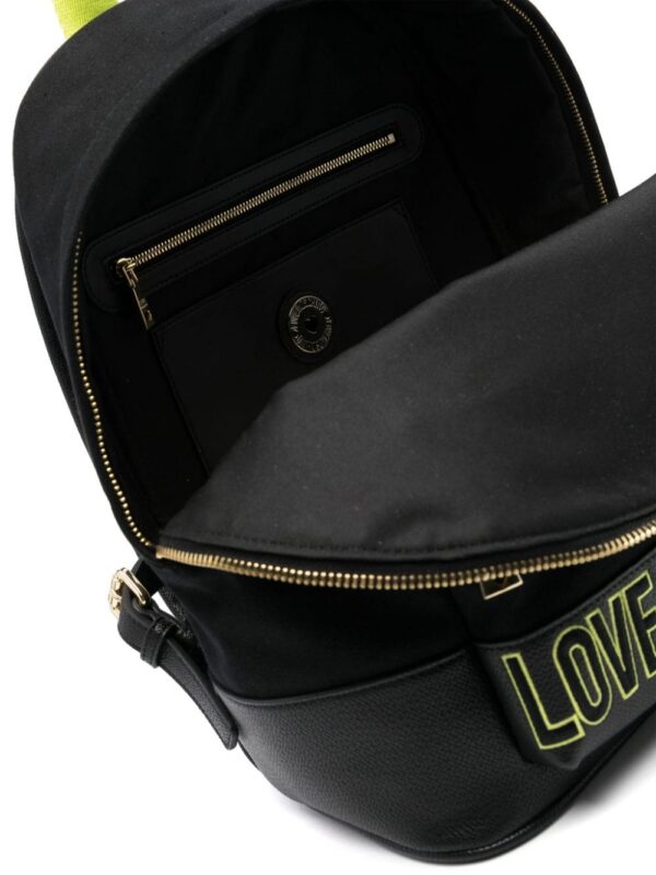 21773681_52265292_1000.jpg Love Moschino logo-embroidered backpack