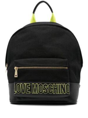21773681_52280659_1000.jpg Love Moschino logo-embroidered backpack