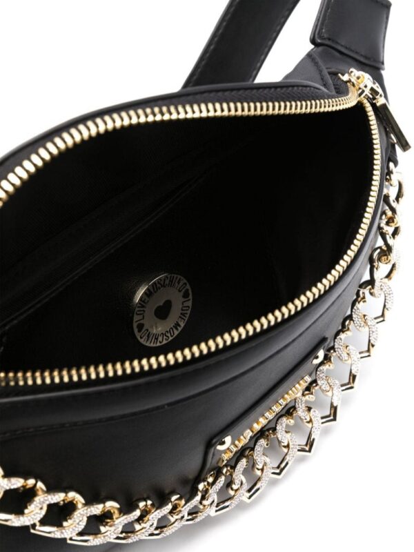 Love Moschino logo-lettering belt bag