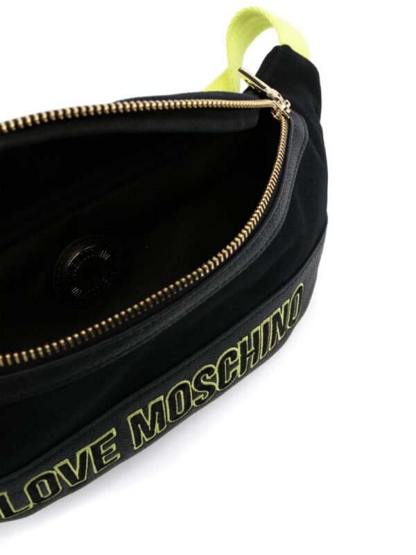 Love Moschino logo-patch belt bag