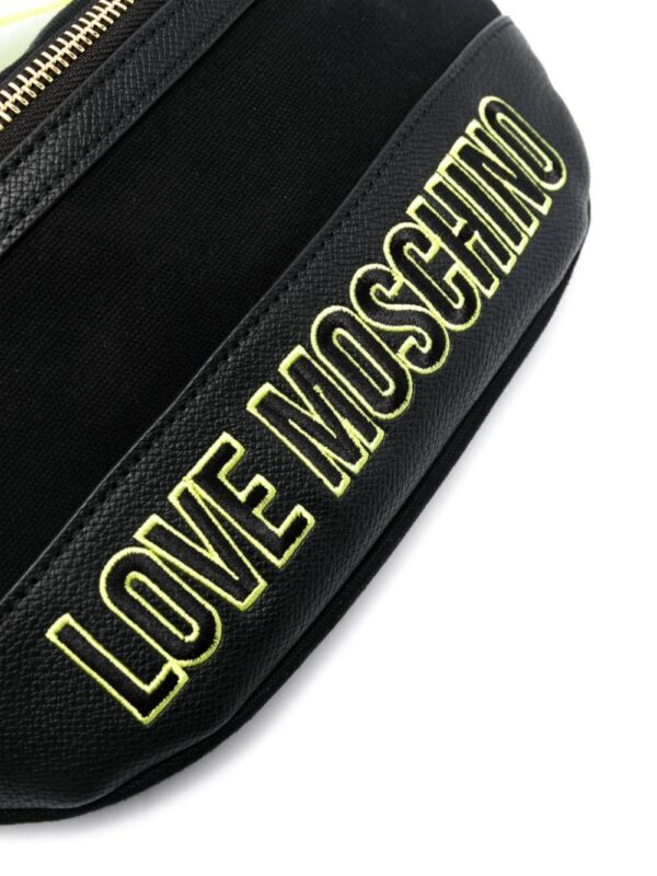 Love Moschino logo-patch belt bag