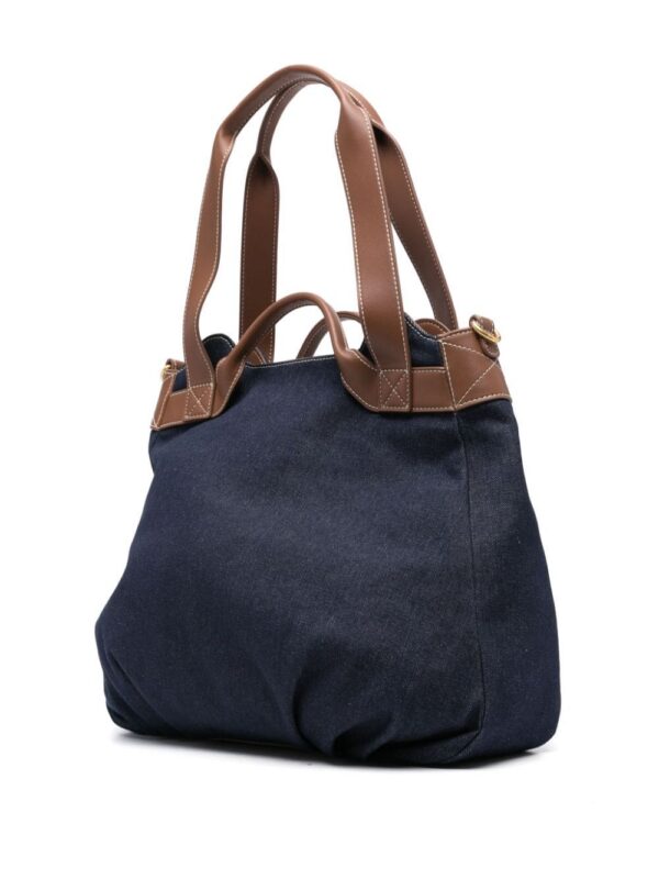 21773688_52265492_1000.jpg Love Moschino logo-lettering denim tote bag