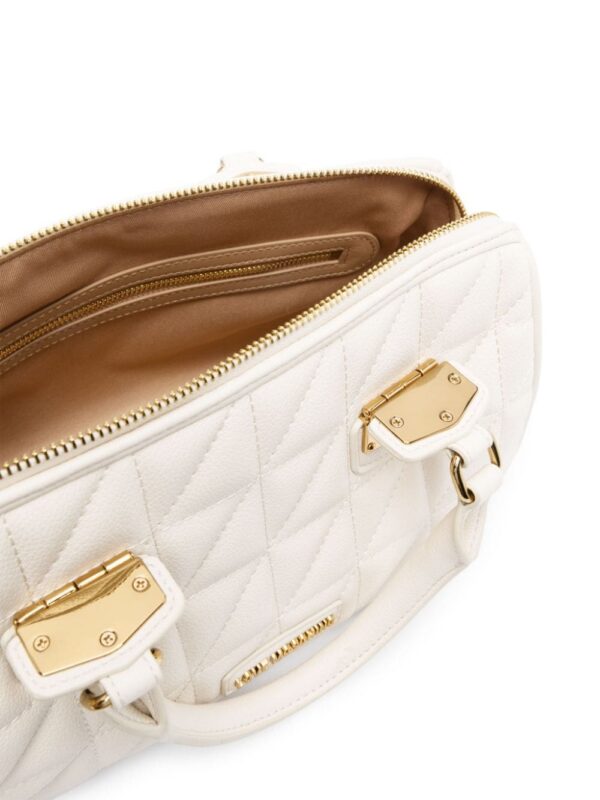 21776142_51666616_1000.jpg Love Moschino logo-lettering quilted tote bag