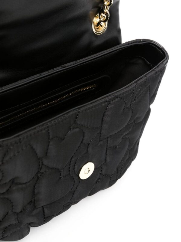 21776147_51657553_1000.jpg Love Moschino logo-plaque quilted crossbody bag