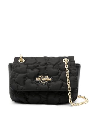21776147_51657562_1000.jpg Love Moschino logo-plaque quilted crossbody bag