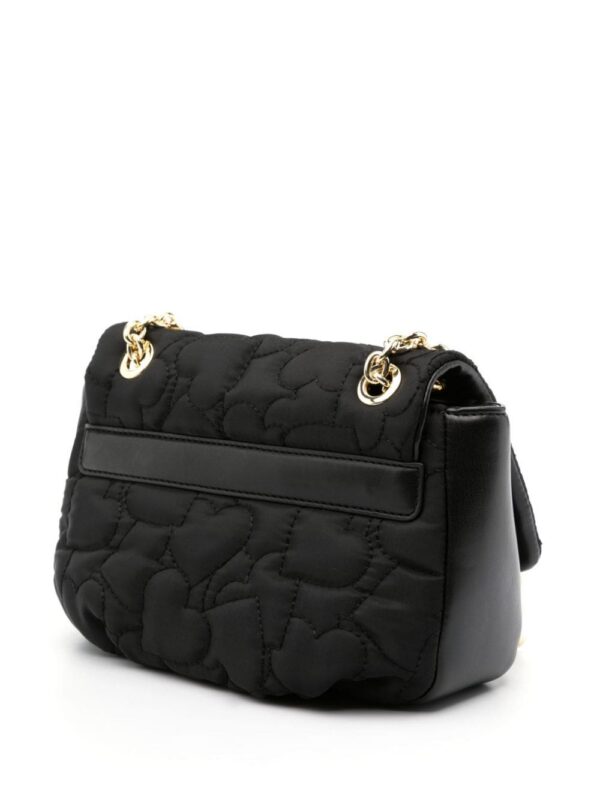 21776147_51657566_1000.jpg Love Moschino logo-plaque quilted crossbody bag