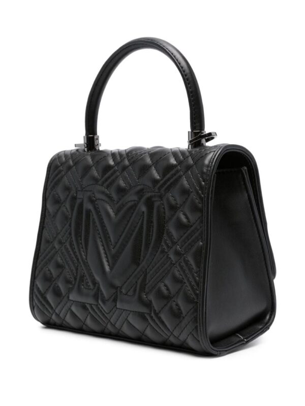 Love Moschino logo-lettering quilted tote bag