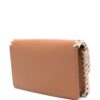 21776151_51657800_1000.jpg Love Moschino logo-lettering whipstitch-trim shoulder bag