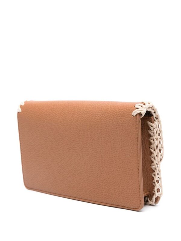 21776151_51657800_1000.jpg Love Moschino logo-lettering whipstitch-trim shoulder bag