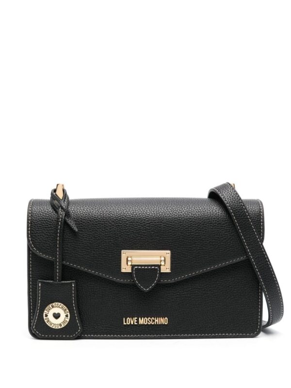 21776152_52264276_1000.jpg Love Moschino logo-lettering shoulder bag