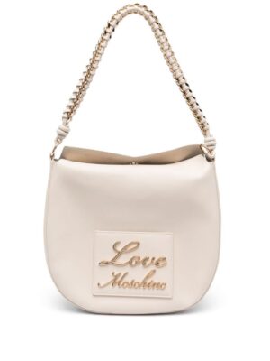 21776156_51666639_1000.jpg Love Moschino logo-lettering faux-leather tote bag