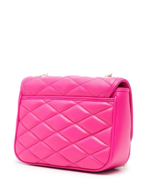 21776160_51672554_1000.jpg Love Moschino logo-plaque quilted crossbody bag