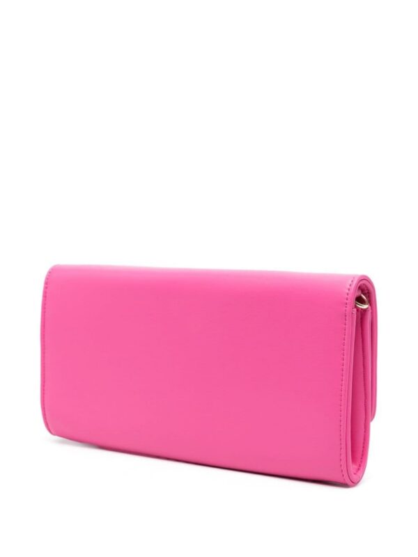 Love Moschino logo-plaque clutch bag
