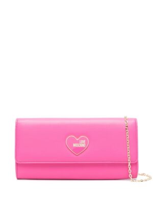 21777364_51670547_1000.jpg Love Moschino logo-plaque clutch bag