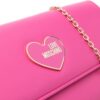 Love Moschino logo-plaque clutch bag