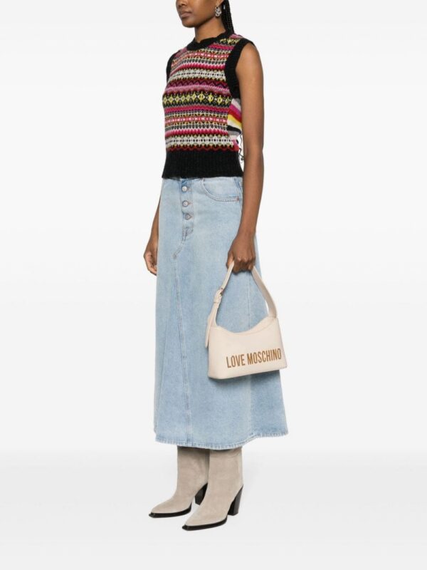 Love Moschino logo-lettering shoulder bag