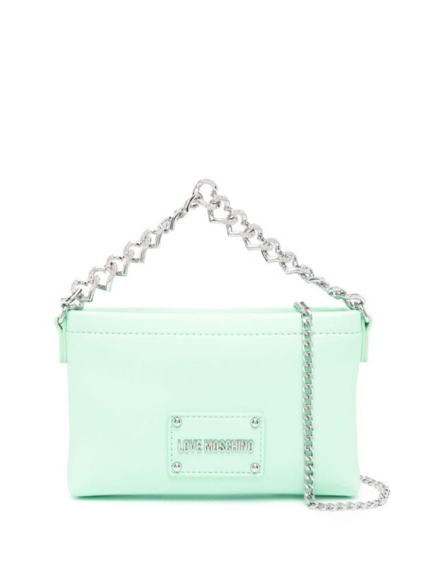 21777368_52295724_1000.jpg Love Moschino logo-plaque crossbody bag