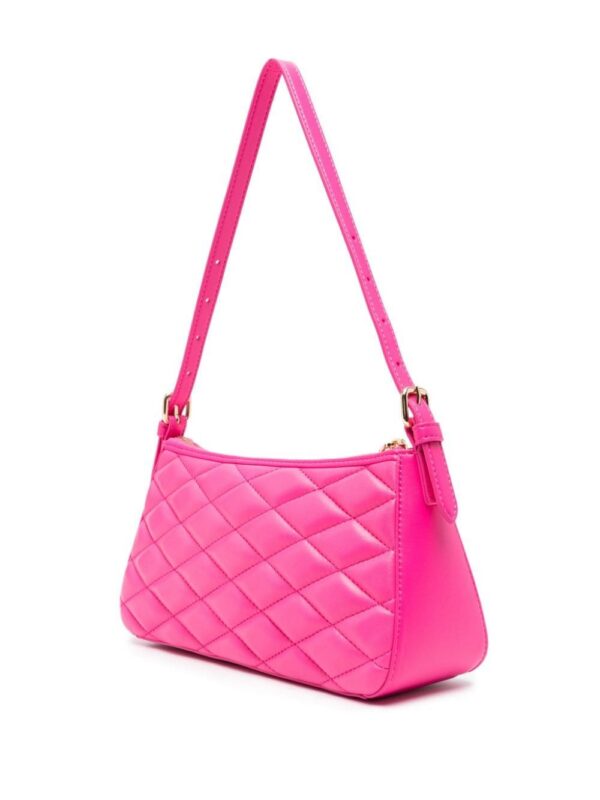 Love Moschino logo-plaque quilted shoulder bag