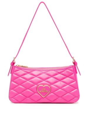 21777376_47456072_1000.jpg Love Moschino logo-plaque quilted shoulder bag