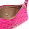 Love Moschino logo-plaque quilted shoulder bag