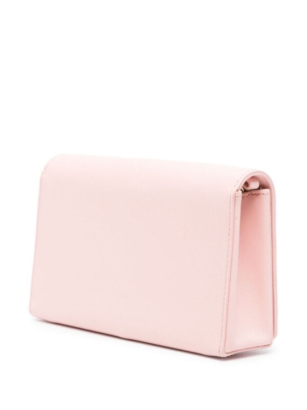21777377_51669581_1000.jpg Love Moschino enamelled logo-lettering crossbody bag