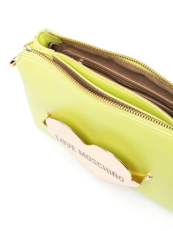 Love Moschino logo-plaque shoulder bag