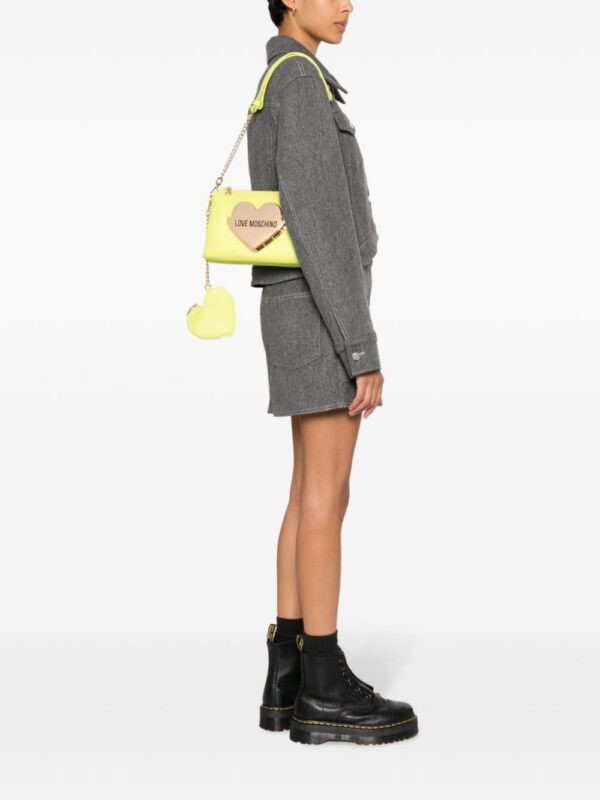 Love Moschino logo-plaque shoulder bag