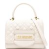 21777384_51663356_1000.jpg Love Moschino logo-lettering quilted tote bag