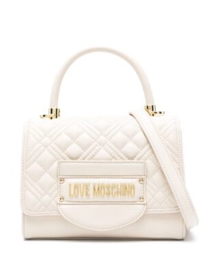 21777384_51663356_1000.jpg Love Moschino logo-lettering quilted tote bag