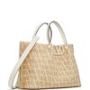 Valentino Garavani medium Toile Iconographe raffia tote bag