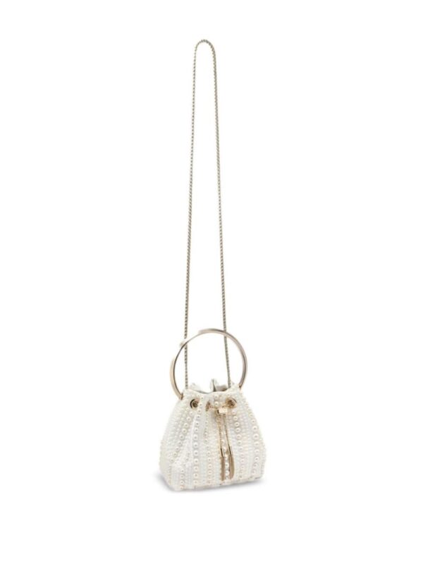 Jimmy Choo Bon Bon satin bucket bag