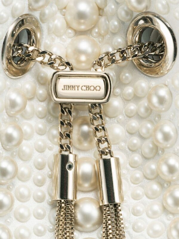 Jimmy Choo Bon Bon satin bucket bag