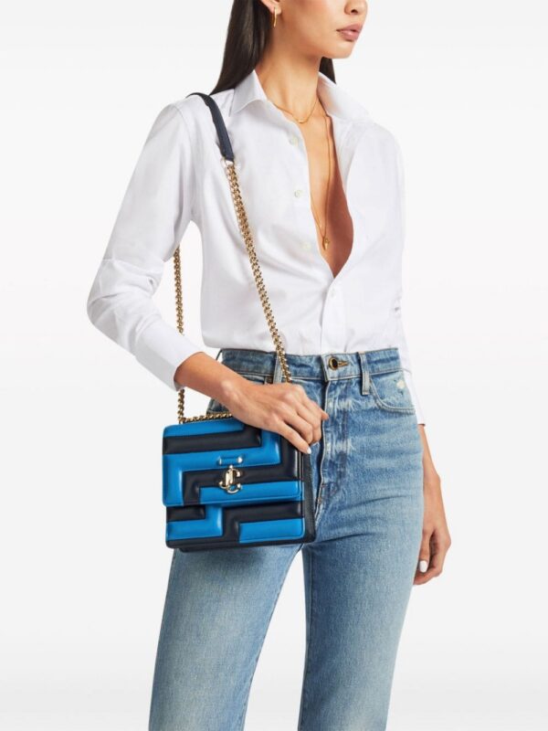 Jimmy Choo Avenue Quad matelassé shoulder bag