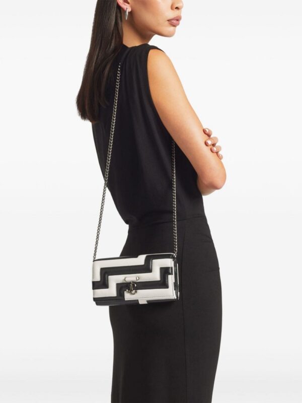 Jimmy Choo Avenue matelassé clutch bag
