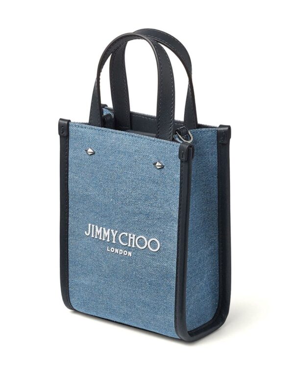 Jimmy Choo denim mini tote bag