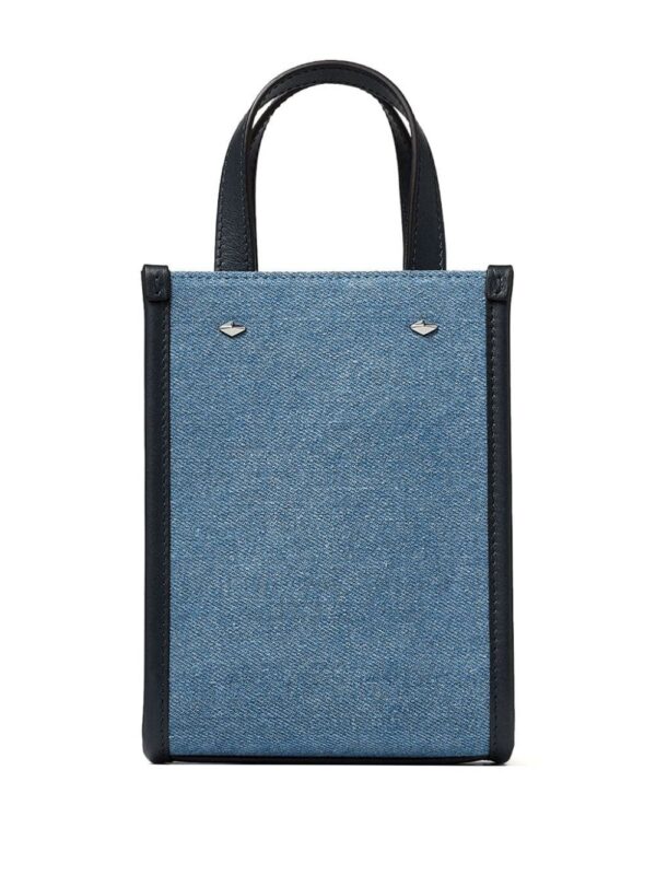 Jimmy Choo denim mini tote bag