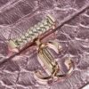 Jimmy Choo Avenue snakeskin-effect wallet-on-chain