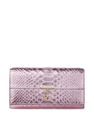 21825788_52851712_1000.jpg Jimmy Choo Avenue snakeskin-effect wallet-on-chain