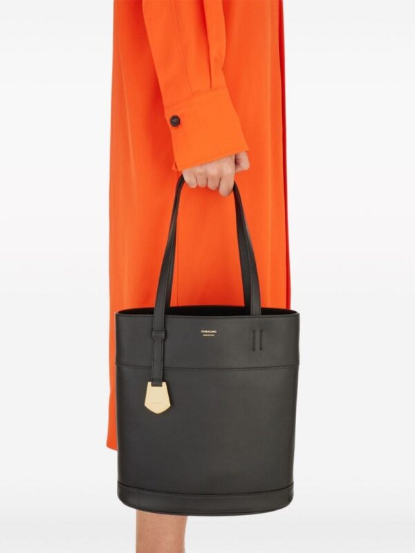 Ferragamo North-South logo-print tote bag