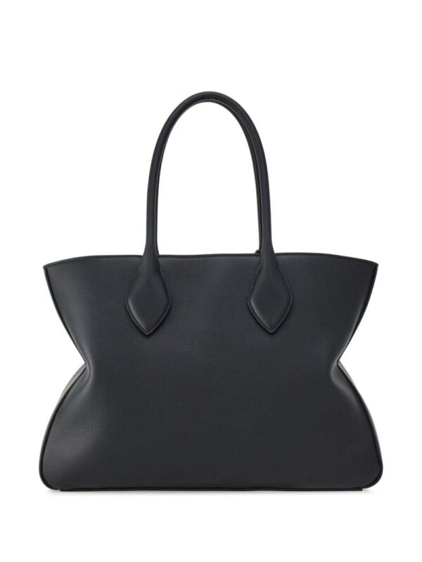 Ferragamo large logo-stamp leather tote bag