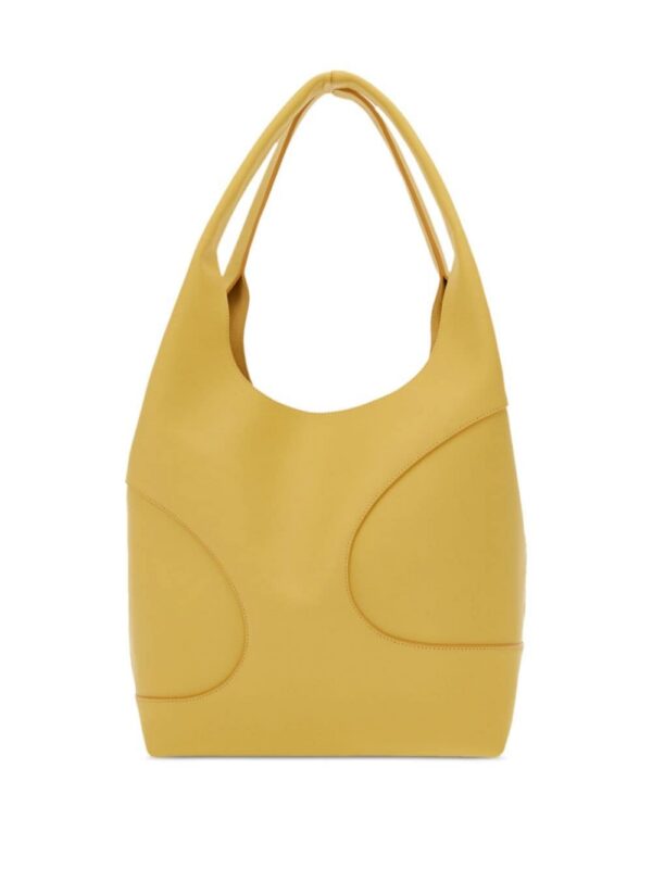 Ferragamo debossed-logo panelled leather bag