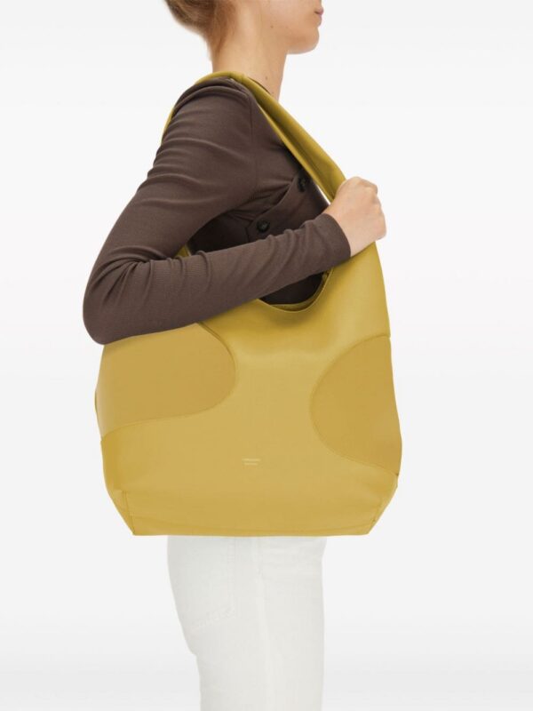 Ferragamo debossed-logo panelled leather bag