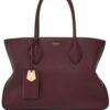 21832405_51714677_1000.jpg Ferragamo large logo-stamp leather tote bag