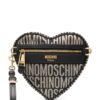 21850533_51694486_1000.jpg Moschino logo-jacquard metallic clutch bag