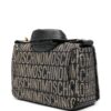 Moschino Biker logo-print shoulder bag