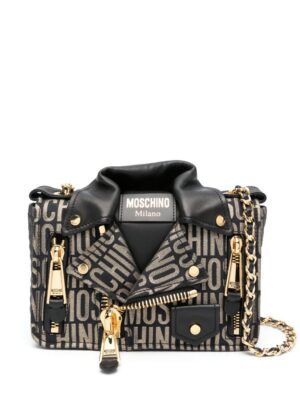 21850534_51709687_1000.jpg Moschino Biker logo-print shoulder bag