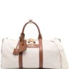 Moschino logo-jacquard duffle bag