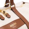 Moschino logo-jacquard duffle bag