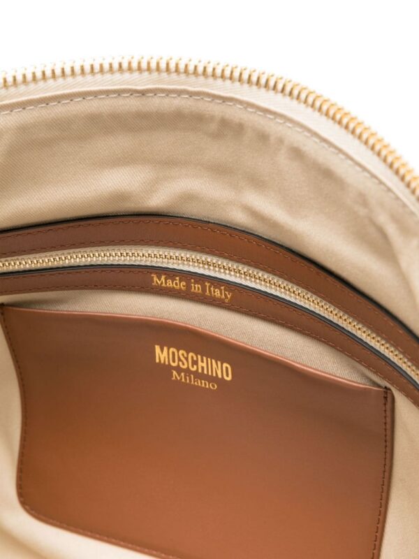 Moschino logo-jacquard duffle bag