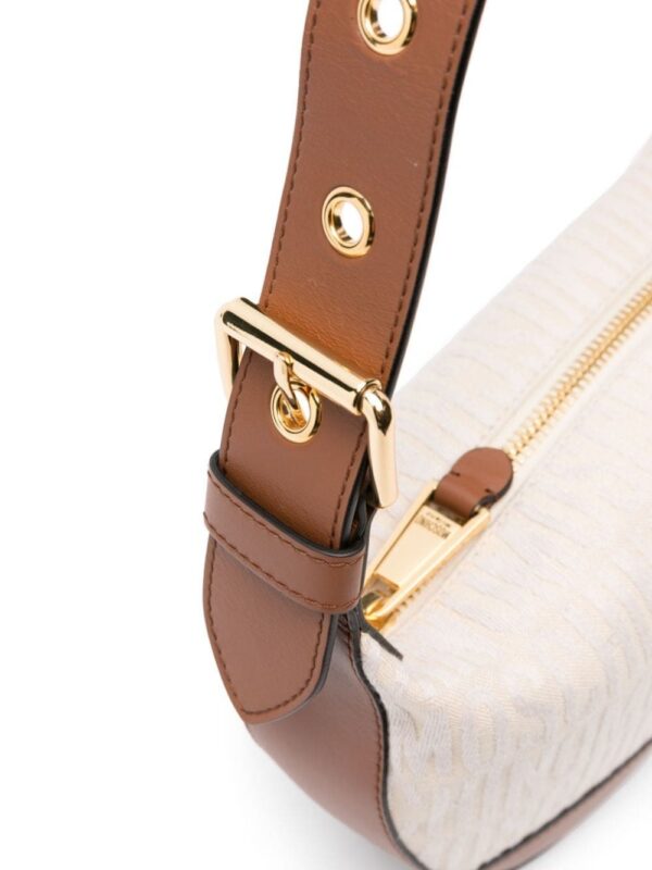 Moschino logo-jacquard shoulder bag